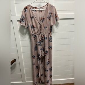Floral romper dress